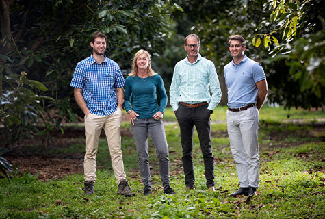 Founder of Darling group Andrew Darling and family 